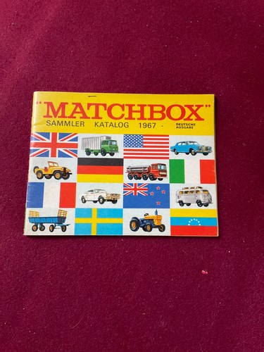 1967 matchbox antico catalogo - antico,
